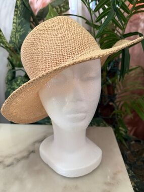 Vintage Classic Straw Sun Hat - Natural